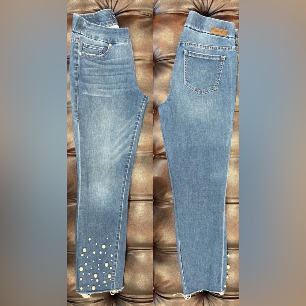 Jag Jeans Blue Ankle & Cropped Women Jeans